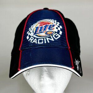 Miller Lite Racing‎ Kurt Busch #2 Hook And Loops Adjustable Cap